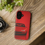 Red Miata Phone Case, NA MX5 90s JDM Roadster Tough Cover