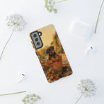 Rottweiler Puppy in Flower Pot Tough Case | Floral Dog Phone Cover
