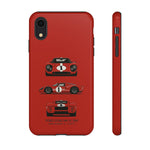 1967 GT40 Mk IV Red Race Car Tough Phone Case Cover Gift