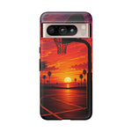 Basketball Court Sunset Phone Case | Tough Phone Case