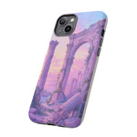 Roman Ruins Pastel Sky Vaporwave Art Tough Phone Case