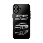 White SS Camaro reflection phone case | Car muscle car phone case