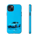 RX-7 Cyan Studio Phone Case Studio Color Match Car Art