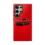 Red 1967 Corvette Art Phone Case, C2 Sting Ray Classic Sports Car Cover, Gift