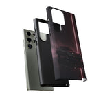 FC RX-7 Pink Neon Fog Column Tough Case