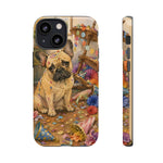 Guilty French Bulldog Phone Case, Confetti Watercolor Cover