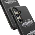 Silver Prelude Sports Coupe Tough Phone Case for JDM Fans