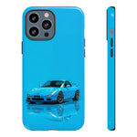 RX-7 Cyan Studio Phone Case Studio Color Match Car Art