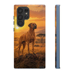 Rhodesian Ridgeback African Savanna Art Tough Phone Case