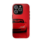 Red Miata Phone Case, NA MX5 90s JDM Roadster Tough Cover