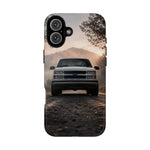 OBS Chevy Truck Phone Case, White Classic Pickup Tough Cover, Gift