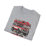 1972 GMC Jimmy SUV Retro Stack T-Shirt — Vintage Off-Road 4x4 Truck Tee