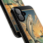 Tarpon Fishing Phone Case Saltwater Angler Tough Cover Gift