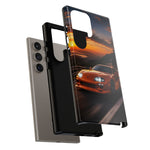 Supra MK4 Orange Touge Night JDM Speed Art Tough Phone Case