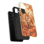 Autumn Fox Woodland Art Tough Phone Case