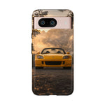 S2000 Phone Case, Yellow JDM Roadster Foggy Mountain Pass Cover