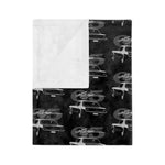 1965 Mustang Microfiber Throw Blanket Classic Muscle Car Gift