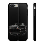 Nova SS Phone Case, Black 68 Muscle Car Silver Stripe Studio Cover