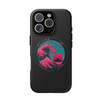 Great Dream Wave Circular Badge Vaporwave Phone Case – Japanese Aesthetic