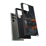 1966 GTO Orange Rainy City Tough Phone Case Cover Gift Art