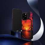 Basketball Court Sunset Phone Case | Tough Phone Case