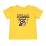 I Have a Lot of Questions Funny Toddler Boys Girls T-Shirt Gift