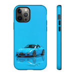 RX-7 Cyan Studio Phone Case Studio Color Match Car Art