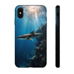Cobia Reef Phone Case, Shaft of Light Ocean Fishing Tough Cover