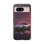 Soft White C3 Corvette Mauve Sky Phone Case