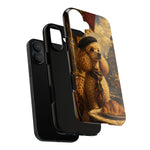 Poodle in Beret Phone Case | Vintage Paris Café Illustration