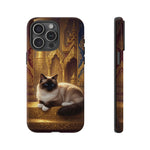Birman Cat Sacred Temple Silk Art Tough Phone Case