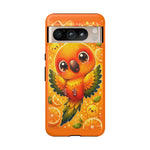 Sun Conure Kawaii Citrus Art Tough Phone Case