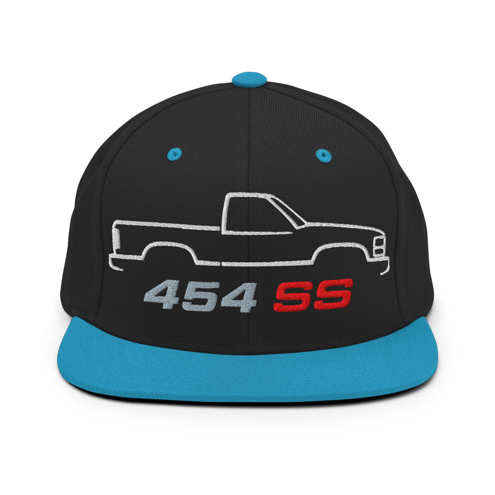 1990 Chevy 1500 454 SS Snapback Hat – Classic OBS Pickup Embroidered  Baseball Cap for Car Enthusiasts