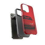Red Miata Phone Case, NA MX5 90s JDM Roadster Tough Cover