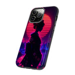 Neon Geisha Silhouette Phone Case | Tough Cover