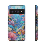Underwater Coral Reef Phone Case | Colorful Tropical Fish Ocean Scene