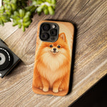 Pomeranian Tiny Fox Fluffy Art Tough Phone Case