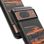 1969 GTO Judge Orange Muscle Car Tough Phone Case Cover Gift