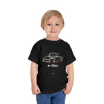 1954 Ford F100 Toddler T-Shirt Vintage Classic Truck Graphic Tee Black