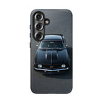 1969 Camaro SS Black Overhead Tough Phone Case Cover Gift Art
