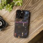 67 GTO Phone Case Purple, Rainy City Night Muscle Car Tough Cover