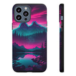 2 Rounds Canada Retina Artwork Vaporwave Phone Case – Landscape Aesthetic