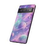 Pastel Galaxy Planet Vaporwave Art Tough Phone Case
