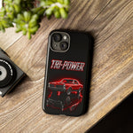 Tri-Power Classic Muscle Car GTO phone case | Retro Automotive Graphic