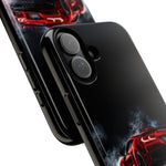 Z06 C8 Phone Case, Red Smoke Studio Reflection Cover