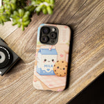 Milk Cookie Phone Case Cute Food Kawaii Tough Cover Gift Art