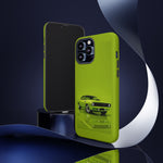 Green Cuda Muscle Car phone case for Gear Heads
