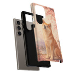 Akita Cherry Blossom Phone Case Sakura Dog Lover Gift
