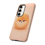 Pomeranian Kawaii Puffball Chibi Pet Dog Art Tough Phone Case