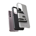 White MK4 Supra Phone Case, Retro 90s JDM Tough Cover for Car Enthusiasts